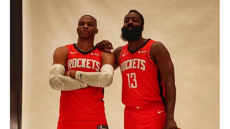 La frase de Russell Westbrook sobre jugar con James Harden que ya sacudió a toda la NBA