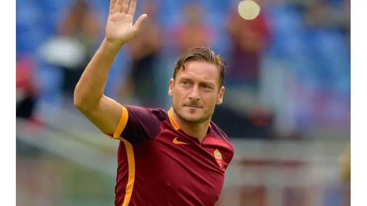 Francesco Totti, leyenda del AS Roma y campeón Mundial 2006.