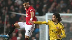 En un opaco partido el Manchester y el Arsenal no se sacaron ventaja