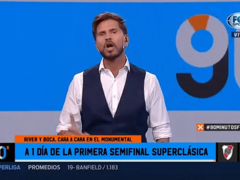 Vignolo no duda y asegura que el River-Boca "es una revancha"