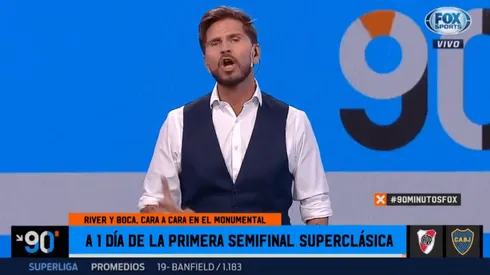 Vignolo no duda y asegura que el River-Boca "es una revancha"