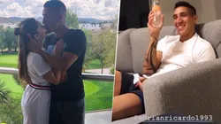 Centurión trolleó a su novia y ella se indignó: "Sos un nene"