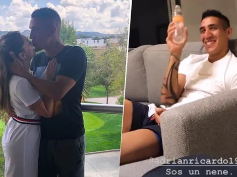 Centurión trolleó a su novia y ella se indignó: "Sos un nene"