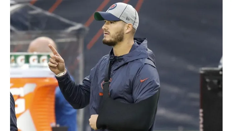 ¿Hay esperanza? Matt Nagy habló sobre la lesión de Mitch Trubisky.