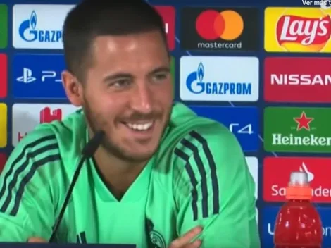 Le preguntaron si prefiere La Liga o la Champions y Hazard respondió en español para no dejar dudas