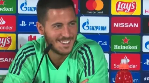 Le preguntaron si prefiere La Liga o la Champions y Hazard respondió en español para no dejar dudas