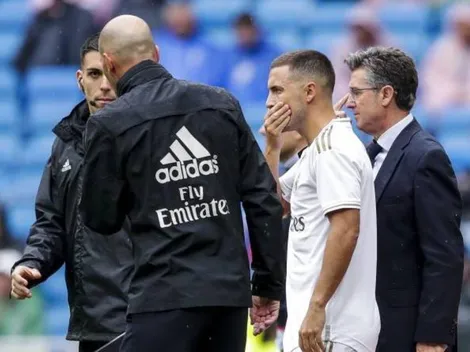 Zidane se puso en rol de padre y salió a bancar a muerte a Hazard