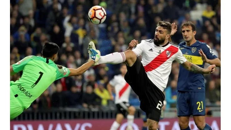 River y Boca en la gran final de Madrid.