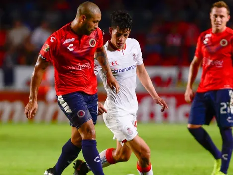 Toluca empató sobre la hora frente a un Veracruz que estuvo a segundos de llevarse la victoria