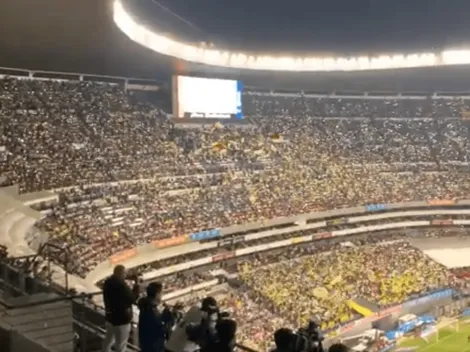 "Grande hay uno solo": a los 13 minutos, la afición del América le mandó un mensaje a Chivas