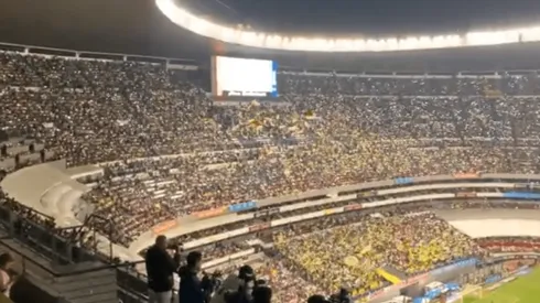 "Grande hay uno solo": a los 13 minutos, la afición del América le mandó un mensaje a Chivas