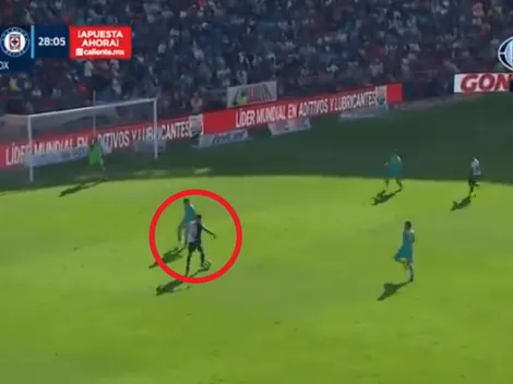 Pura clase: Víctor Guzmán dejó un rival desairado y metió un zurdazo con furia para el primer gol