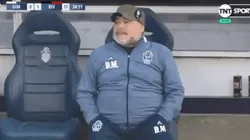 Gimnasia erró un gol hecho y Maradona explotó: "¡Pateá, la pu...!"