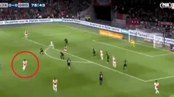 Como si tuviese la 10: Lisandro Martínez le pegó desde afuera y clavó un zurdazo bárbaro