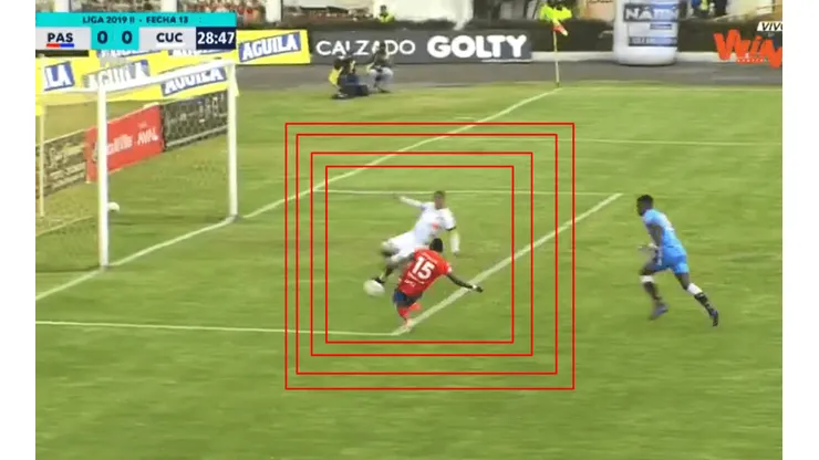 Así fue la salvada de Brayner García para evitar que Pasto marcara gol en Ipiales.