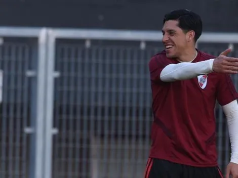 Lo que creíamos: Enzo Pérez maneja las redes sociales de River
