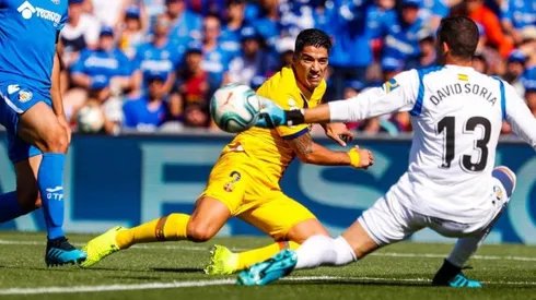 Foto de Luis Suárez, jugador de Barcelona.