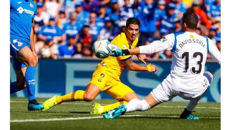 Foto de Luis Suárez, jugador de Barcelona.