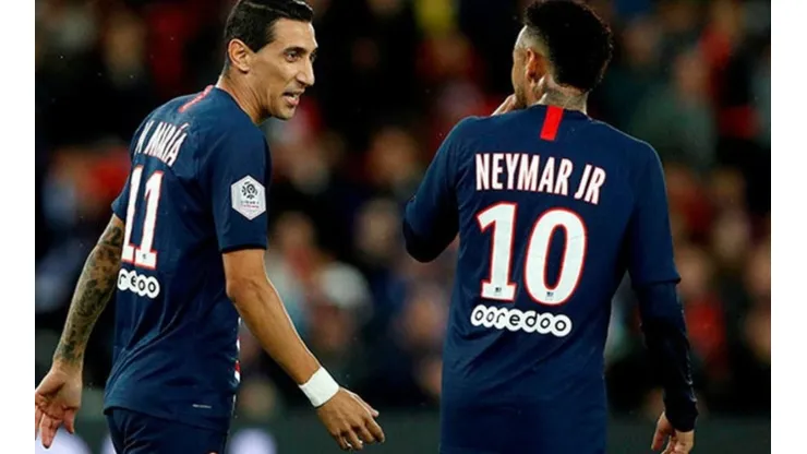 Ángel Di María y Neymar Jr.