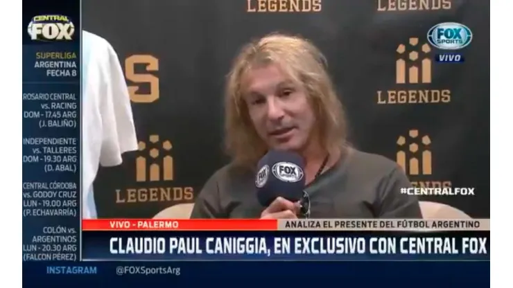 Caniggia: "El jugador de Boca no puede pensar en Madrid"