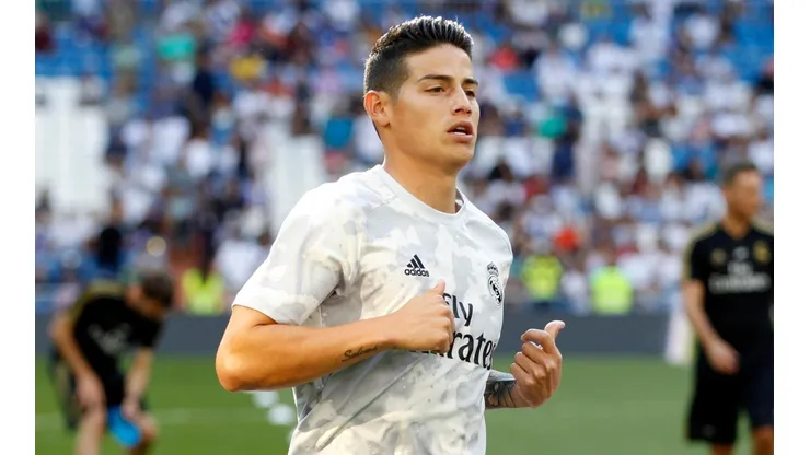 James Rodríguez, una de las principales novedades del Real Madrid para el derbi
