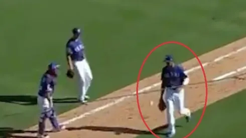 Polémica: la jugada de los Rangers que no le gustó nada a los Medias Rojas