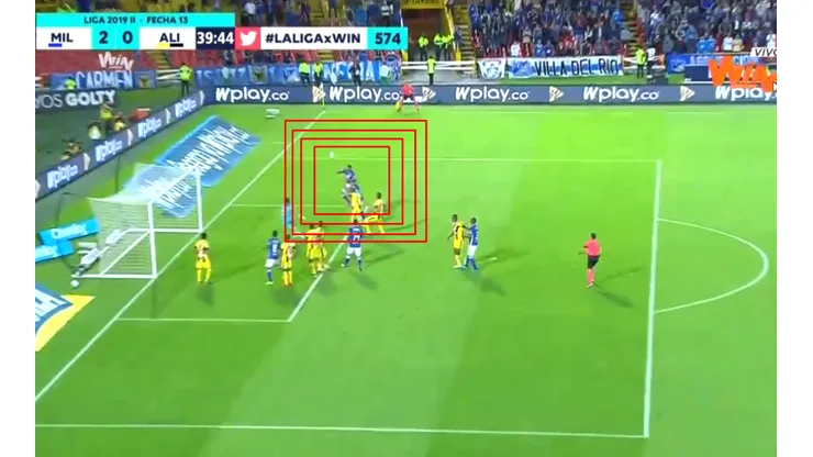 Así fue el gol de Álex Rambal contra Alianza Petrolera.