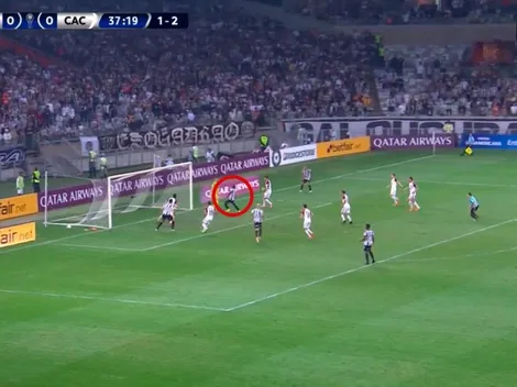 Antes del primero de Mineiro, Chará erró el gol más fácil de la Sudamericana