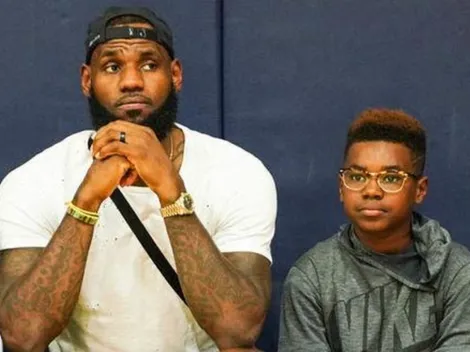 VIDEO: el hijo menor de LeBron James ya lanza triples mejor que él