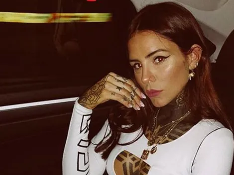 ¡Le queda genial! Cande Tinelli se tatuó en su frente la cara de Hello Kitty