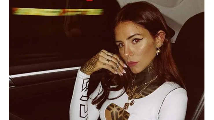 ¡Le queda genial! Cande Tinelli se tatuó en su frente la cara de Hello Kitty
