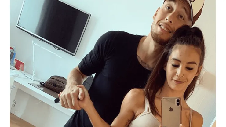 Majo Barbeito presumió en Instagram el primer gol de Ocampos con Sevilla