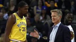 Sin sorpresas: Steve Kerr siempre supo que Kevin Durant saldría de los Warriors