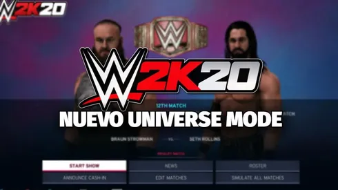 WWE 2K20 revela los cambios y mejoras que tendrá el renovado Universe Mode