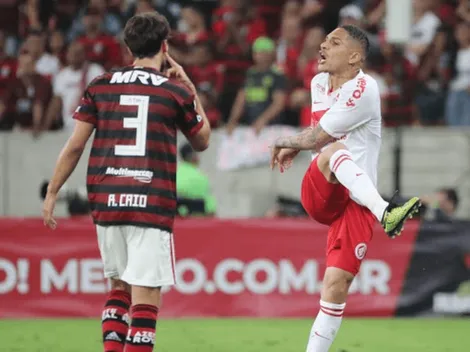 Volvió el caos: Paolo Guerrero y el gesto obsceno que le hizo a los hinchas del Flamengo