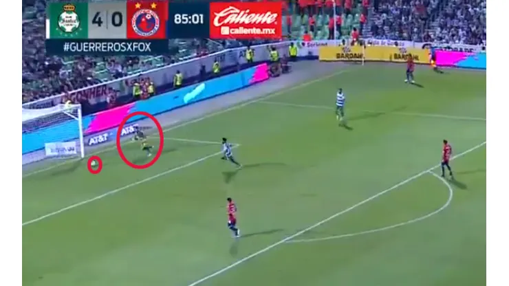 El increíble autogol de Salcido en Veracruz contra Santos