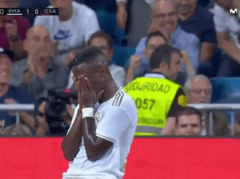 Vinicius marcó un golazo y se largó a llorar como un nene