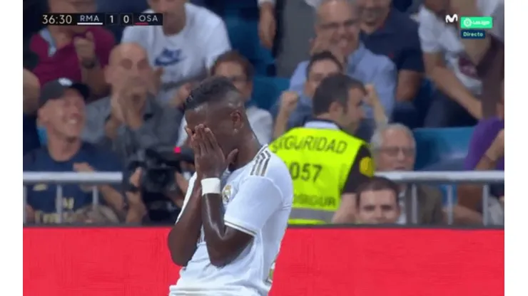 Vinicius marcó un golazo y se largó a llorar como un nene