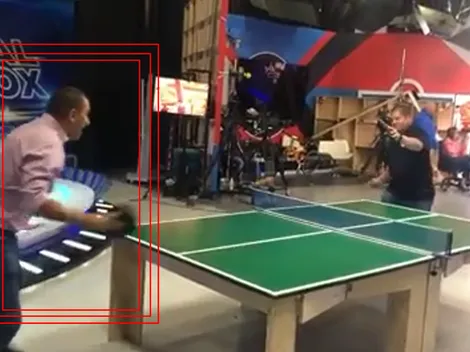 Aristizábal se puso a jugar 'ping pong' y dejó a todos con la boca abierta