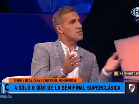 Cascini tiró que la gente de River no quiso jugar la final contra Boca en el Monumental
