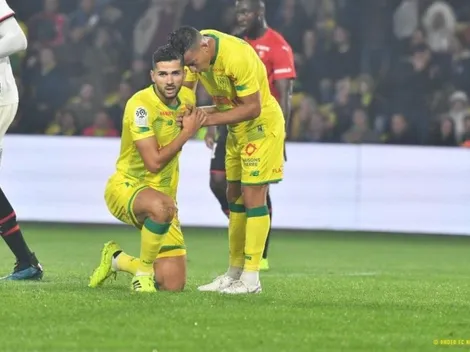 Otra vez entró y cambió todo: Benavente ingresó y el FC Nantes ganó su Derby