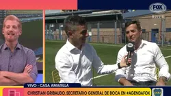 Liberman le preguntó a Gribaudo, candidato a presidente de Boca, por un tuit en contra de Riquelme