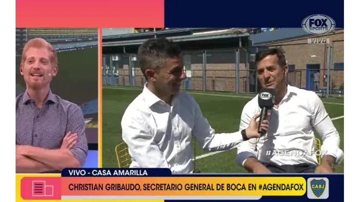 Liberman le preguntó a Gribaudo, candidato a presidente de Boca, por un tuit en contra de Riquelme