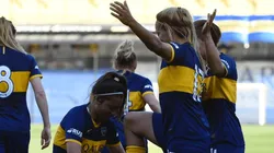 Foto de Fanny, goleadora de Boca.