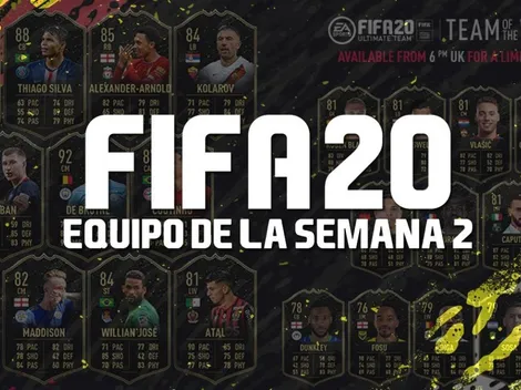 Kevin De Bruyne con 92 de valoración lidera el Equipo de la Semana 2 de FIFA 20
