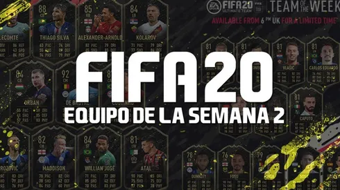 Kevin De Bruyne con 92 de valoración lidera el Equipo de la Semana 2 de FIFA 20