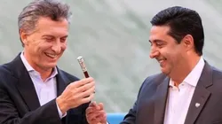 Angelici fue a la Casa Rosada y estallaron los hinchas de River en las redes sociales