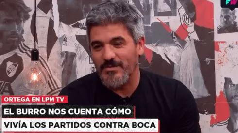 Ortega le pegó a Boca: "Los equipos grandes deben respetar su historia"