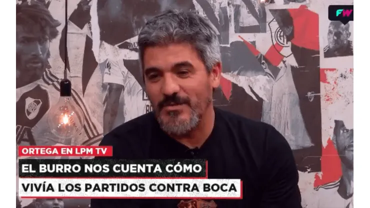 Ortega le pegó a Boca: "Los equipos grandes deben respetar su historia"