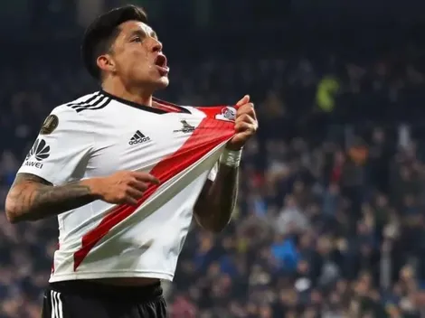 Le apunta a Boca: Enzo Pérez trabajó con normalidad en River